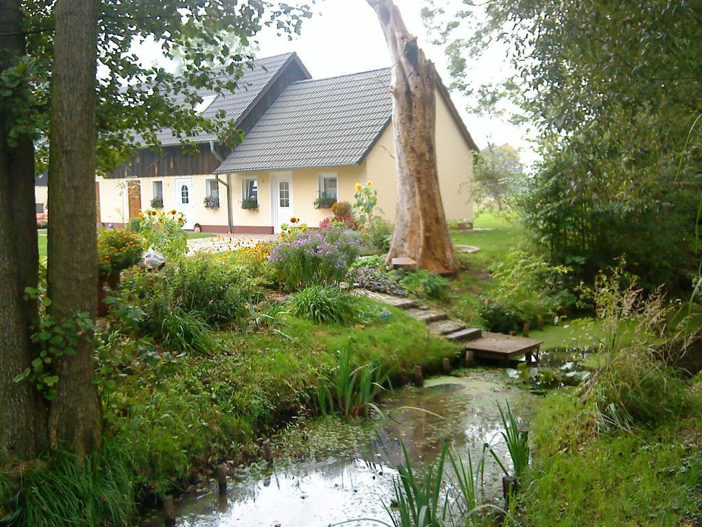 Ferienwohnung Am Storchennest Schmogrow エクステリア 写真